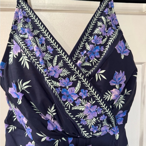 Lands End Women Tulip Wrap Mini Swim Dress size s - Picture 5 of 12